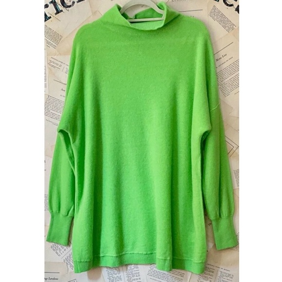 NWOT Free People Ottoman Mock Neck Sweater - Picture 2 of 8